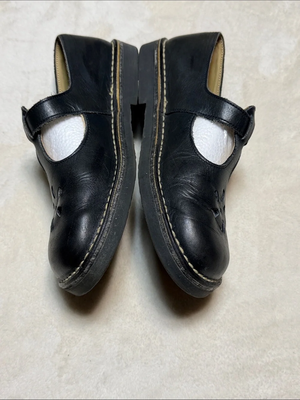 Aster Maryjane Black rubber soled leather Dress shoes Size 36 (us 6) Great shape